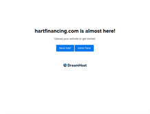 Tablet Screenshot of hartfinancing.com